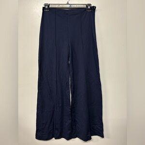 Ripley Rader Navy Blue Wide Leg Ribbed The Perfect Pants Size 16/18 or 2+